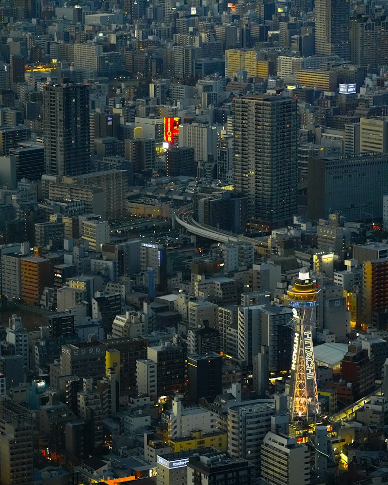 大阪の街並み